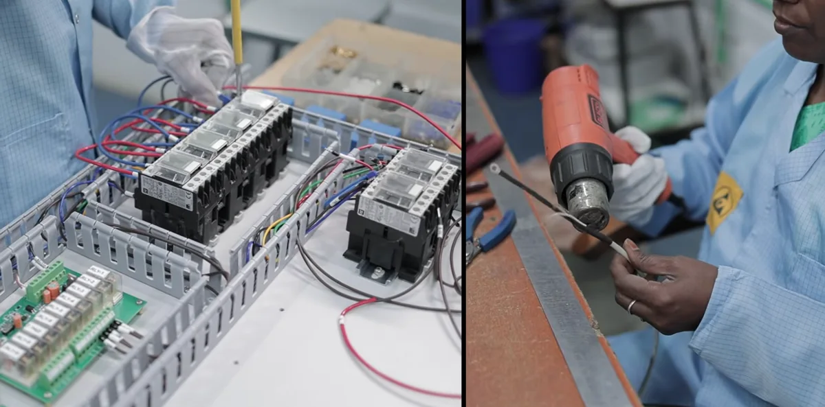 Machine wiring and connections