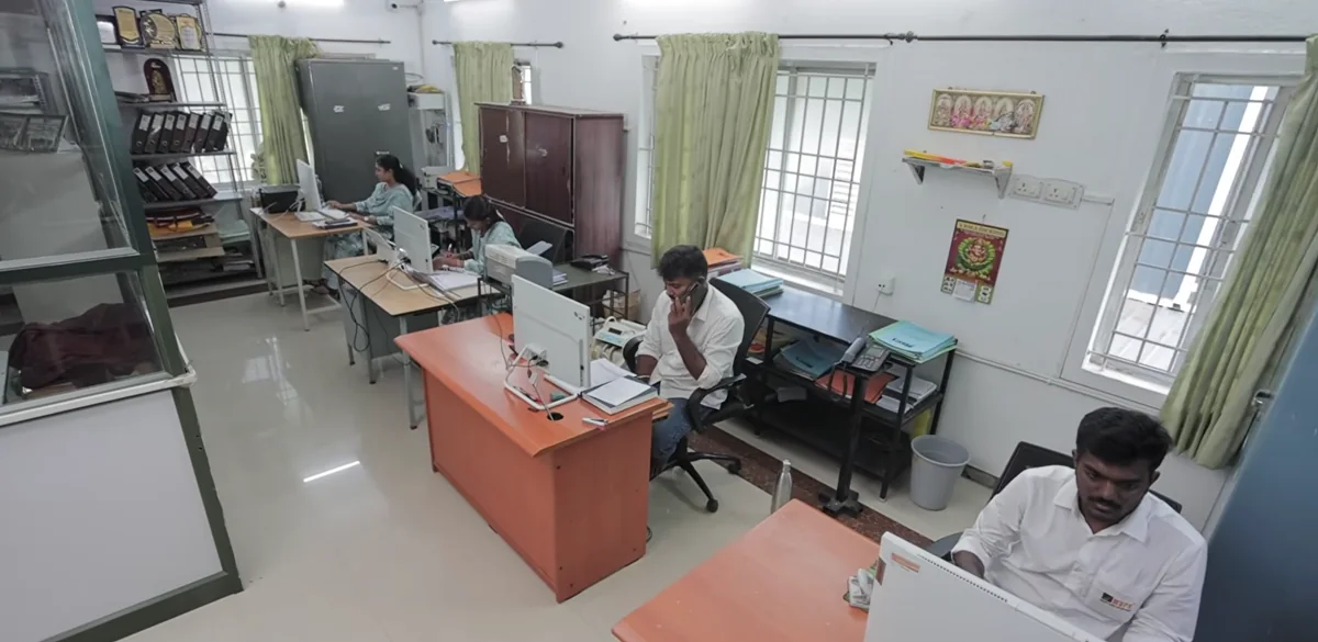 The MARK office team at work