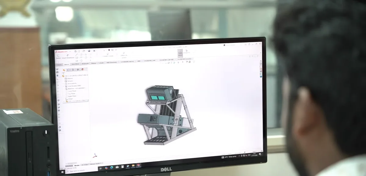 Mechanical design of a MARK sorting machine at the engineering workstation