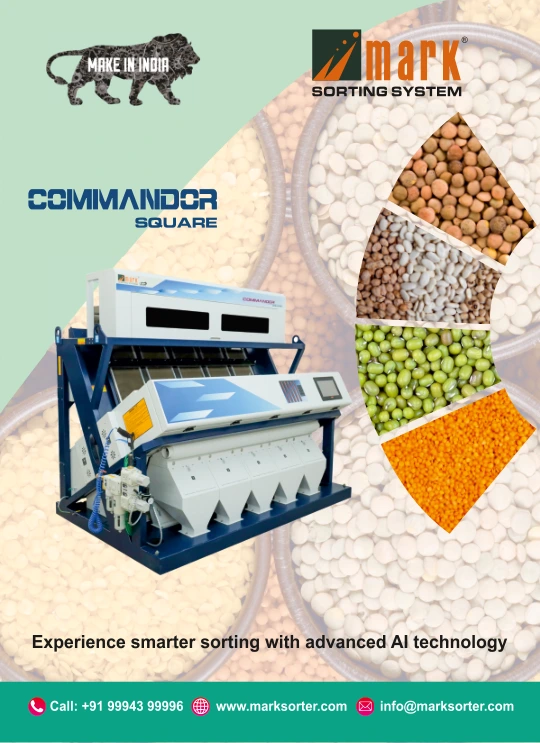 Cover of the supplied COMMANDOR Square brochure
