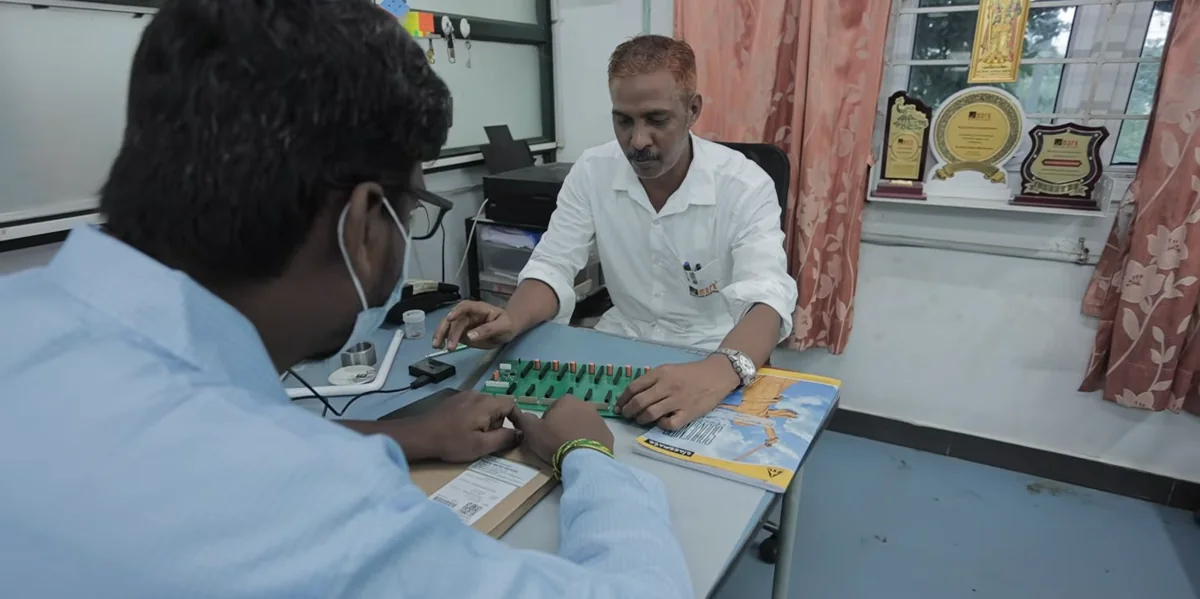 Reviewing an electronics assembly