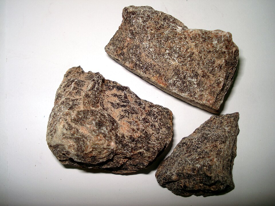 Black salt crystals