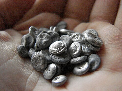 Zinc pieces