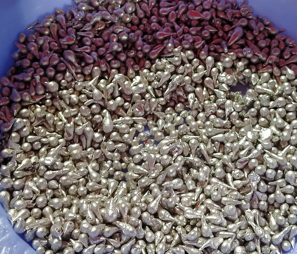 Tin granules